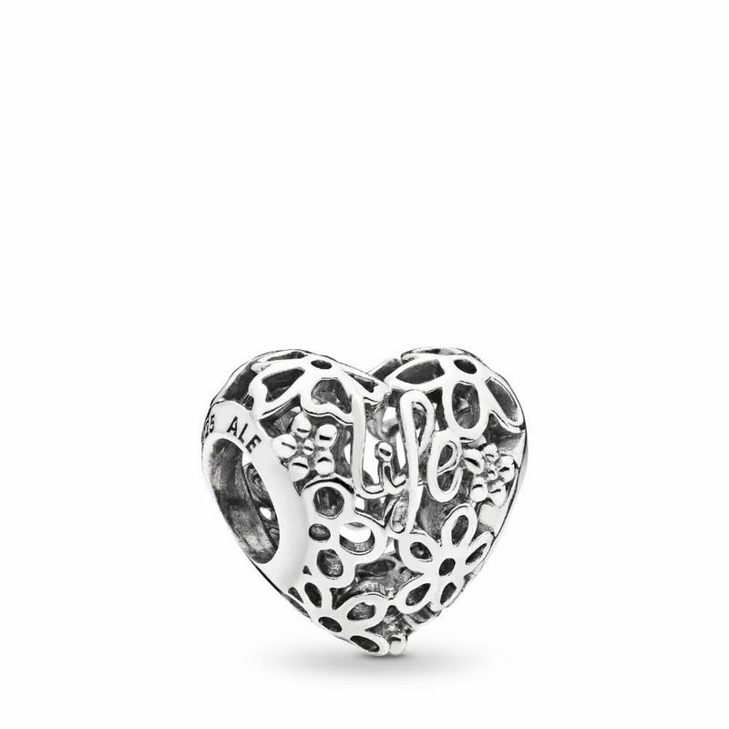 Pandora Promise Of Spring Charm - Sterling Silver - Canada | QG3767LI